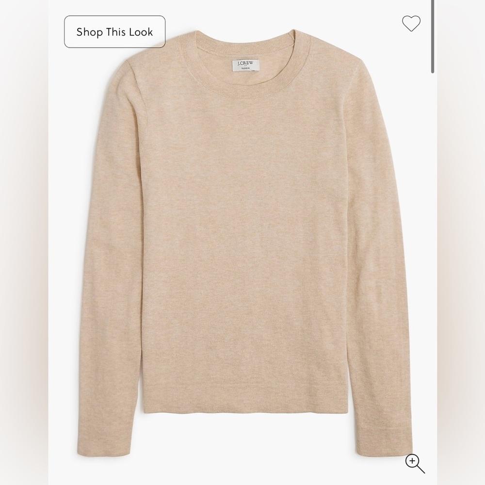 J. Crew Teddie Light Tan Knit Pullover